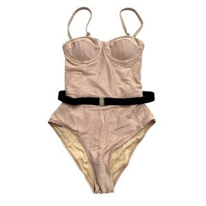 MOVOM Amelia Bustier Swimsuit in Pink